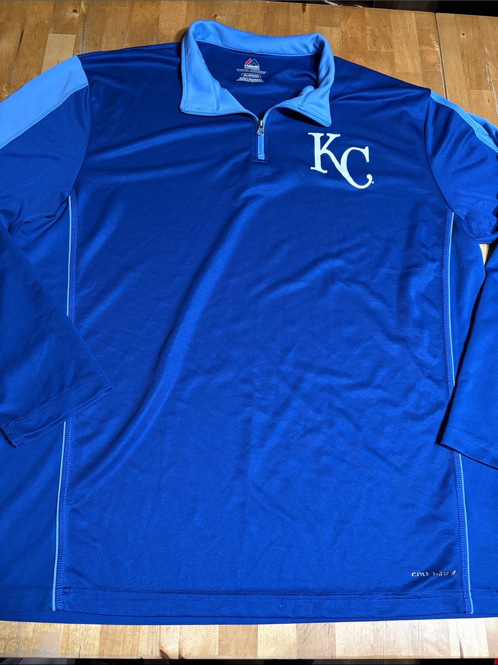 Majestic KC Royals Quarter-Zip Pullover